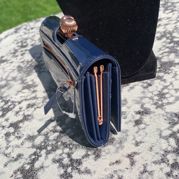 Kisslock wallet Ted Baker Blue patent leather - Picture 6 of 15